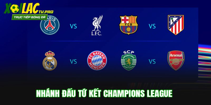 Nhánh đấu tứ kết Champions League
